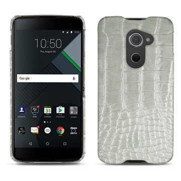 BlackBerry DTEK60 Noreve Tradition E Cover Crocodile Maidonvalkoinen