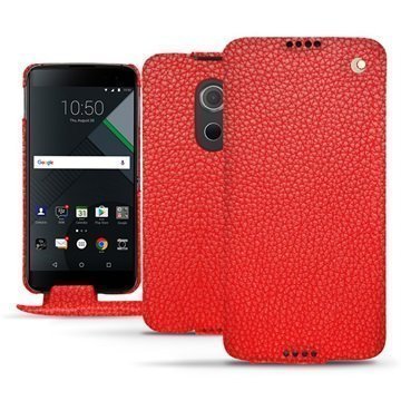 BlackBerry DTEK60 Noreve Tradition Flip Case Tomaatinpunainen