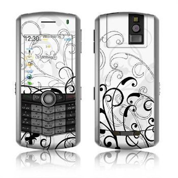 BlackBerry Pearl 8110 Skin W&B Fleur