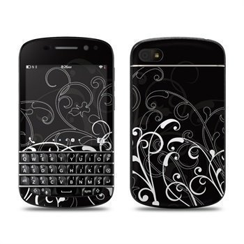 BlackBerry Q10 B&W Fleur Skin