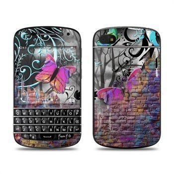 BlackBerry Q10 Butterfly Wall Skin