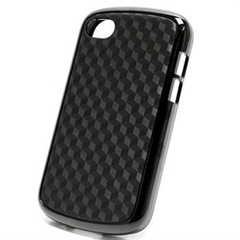 BlackBerry Q10 Cube Design Hybrid Case Black