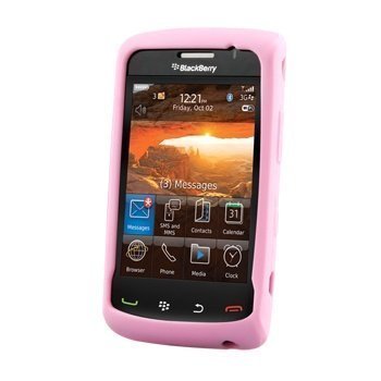 BlackBerry Storm 2 9550 Silicone Cover Vaaleanpunainen