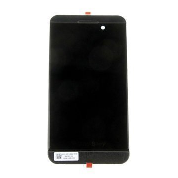 BlackBerry Z10 4G Etukuori & LCD Näyttö Musta