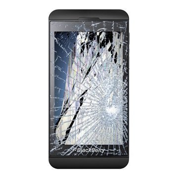 BlackBerry Z10 4G LCD-näytön ja Kosketusnäytön Korjaus Musta