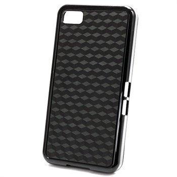 BlackBerry Z10 Cube Design Hybrid Case Black