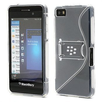 BlackBerry Z10 S-Shape Hybrid Suojakotelo Läpinäkyvä