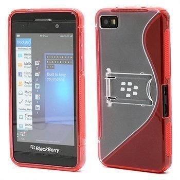 BlackBerry Z10 S-Shape Hybrid Suojakotelo Punainen