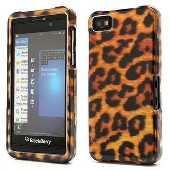 BlackBerry Z10 Snap-on Suojakotelo Leopardi Ruskea