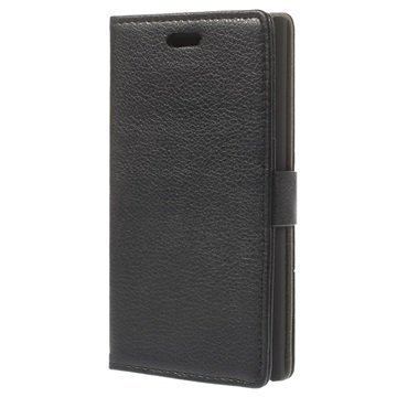 BlackBerry Z3 Wallet Nahkakotelo Musta
