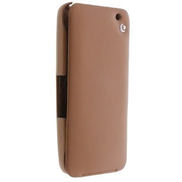 BlackBerry Z30 Noreve Tradition Flip Leather Case Brown