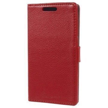 BlackBerry Z30 Wallet Nahkakotelo Punainen