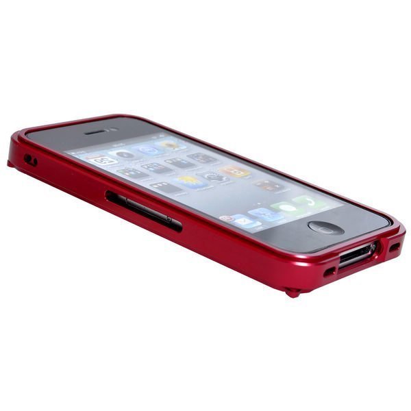Blade Iphone 4 Alumiininen Suojakehys Punainen