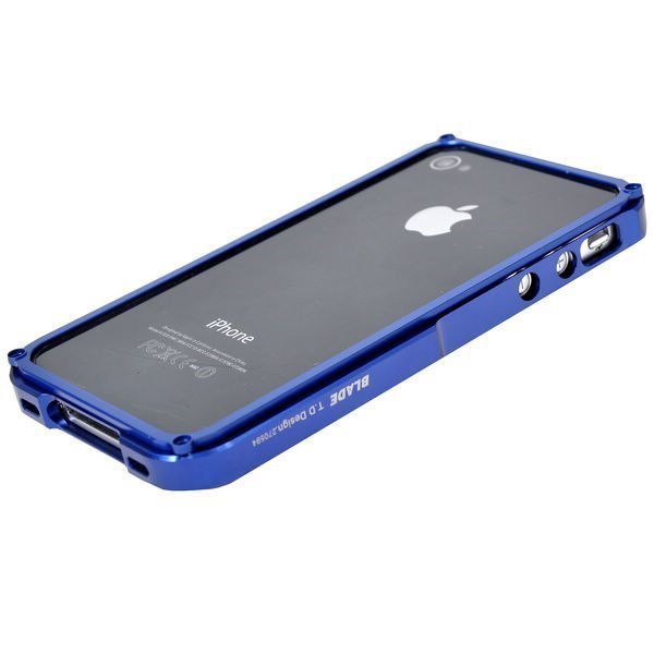 Blade Iphone 4 Alumiininen Suojakehys Sininen
