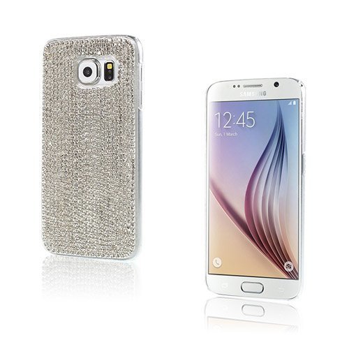 Bling Bling Samsung Galaxy S6 Suojakuori Hopea