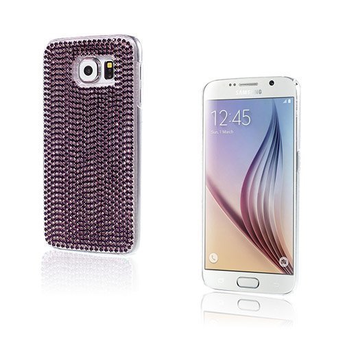 Bling Bling Samsung Galaxy S6 Suojakuori Violetti