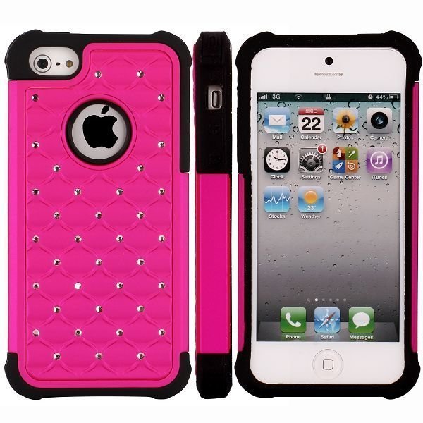 Bling Neutronic Pinkki Iphone 5 / 5s Suojakuori