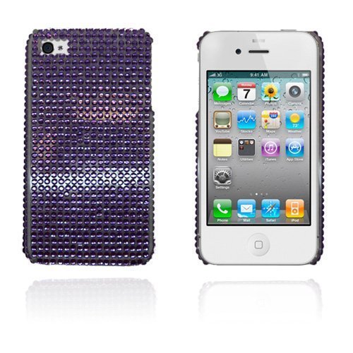 Bling Pearls Violetti Iphone 4 / 4s Kotelo