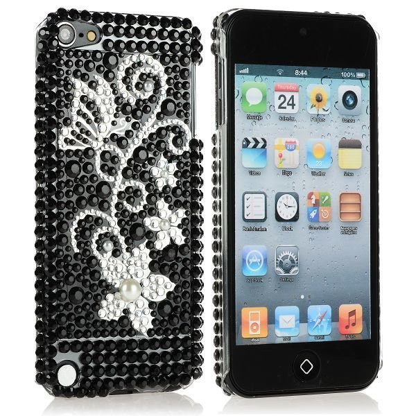 Blingcase Hopea Ruusu 1 Ipod Touch 5 Bling Suojakuori