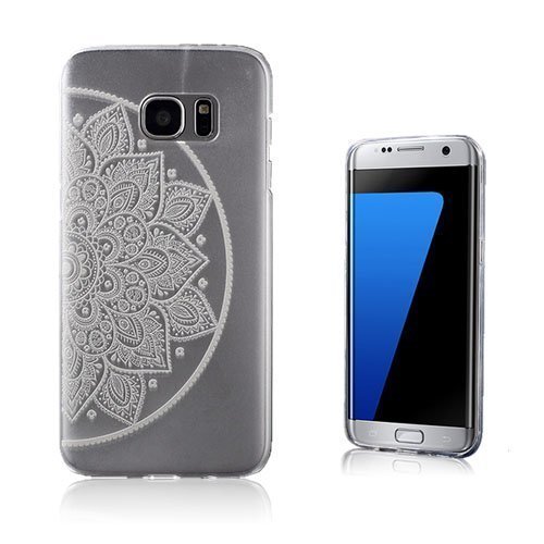 Blixen Samsung Galaxy S7 Edge Kuori Henna Kukkia