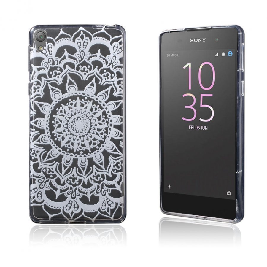 Blixen Sony Xperia E5 Erittäin Ohut Joustava Muovikuori Mandala Kuvio