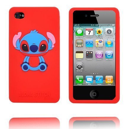 Blue Baby Dog Punainen Iphone 4s Silikonikuori
