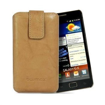 Blumax Leather Case Beige