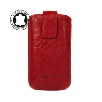 Blumax Leather Case Red