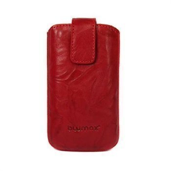 Blumax Leather Case Red