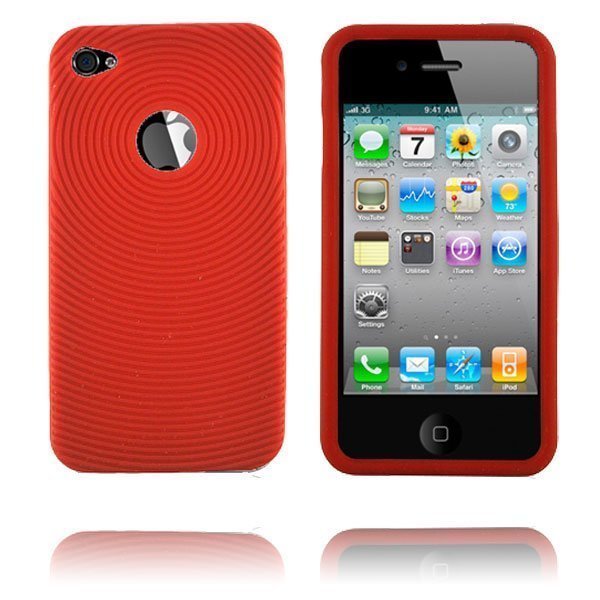 Bombay I4 Punainen Iphone 4 Silikonikuori