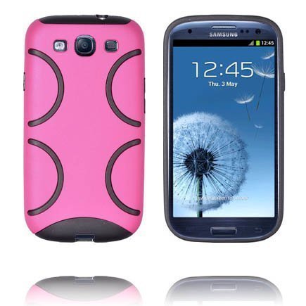 Bomber Kuuma Pinkki Samsung Galaxy S3 Suojakuori