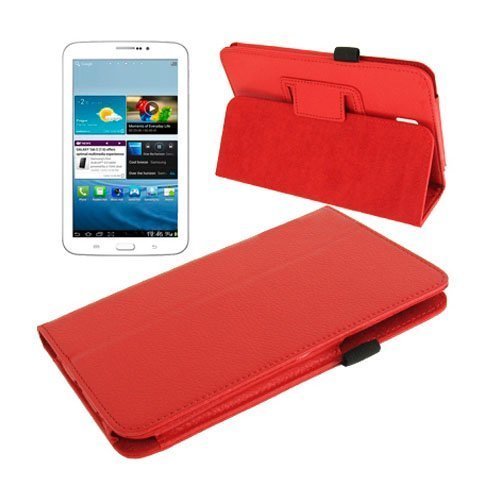 Boston Punainen Samsung Galaxy Tab 3 7.0 Nahkakotelo