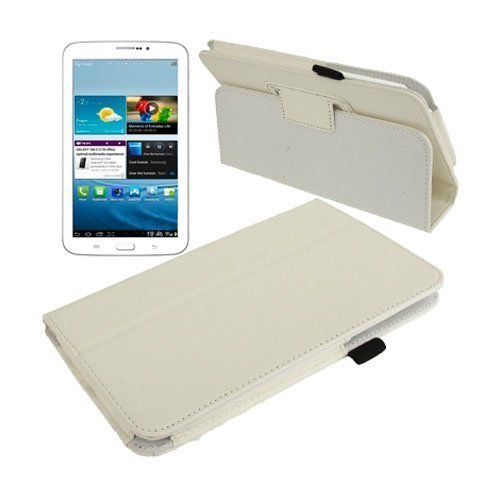Boston Valkoinen Samsung Galaxy Tab 3 7.0 Nahkakotelo