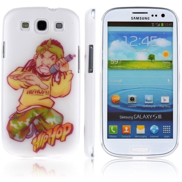 Boy Street Funk Valkoinen Räppäri Samsung Galaxy S3 Suojakuori