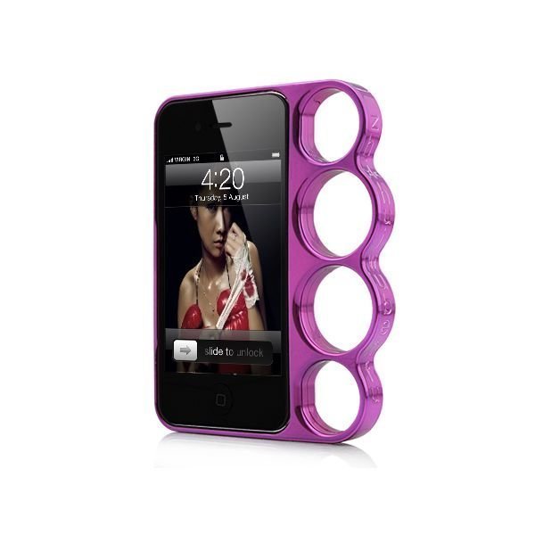 Brassknuckles Kuuma Pinkki Iphone 4 / 4s Suojakuori