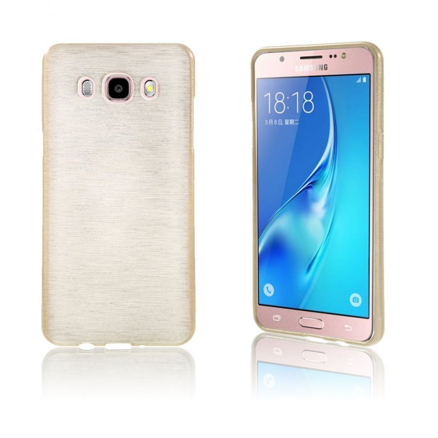 Bremer Kiiltävä Kuori Samsung Galaxy J5 2016 Puhelimelle Champagne