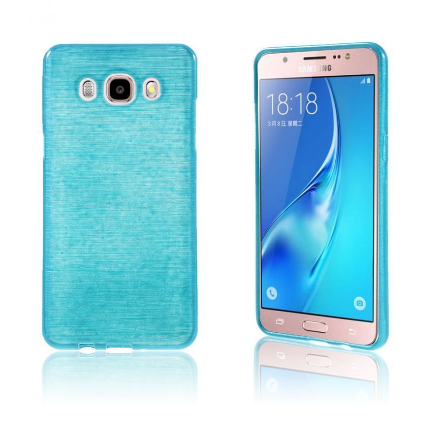 Bremer Kiiltävä Kuori Samsung Galaxy J5 2016 Puhelimelle Sininen