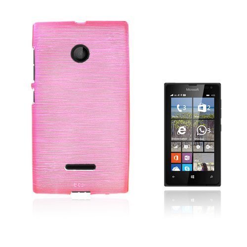 Bremer Microsoft Lumia 435 Suojakuori Kuuma Pinkkiki