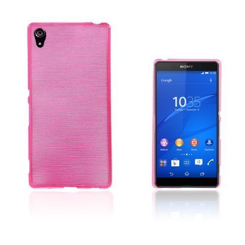 Bremer Sony Xperia Z3+ Suojakuori Kuuma Pinkki