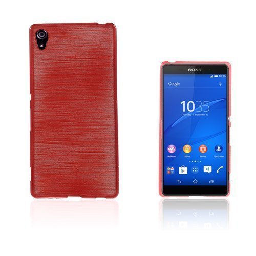 Bremer Sony Xperia Z3+ Suojakuori Punainen