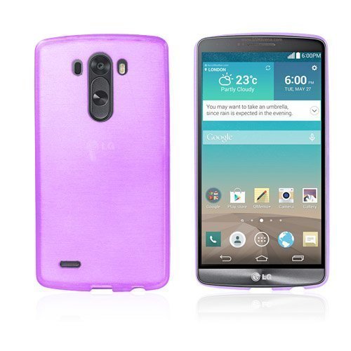 Bremer Violetti Kiiltävä Lg G3 Suojakuori