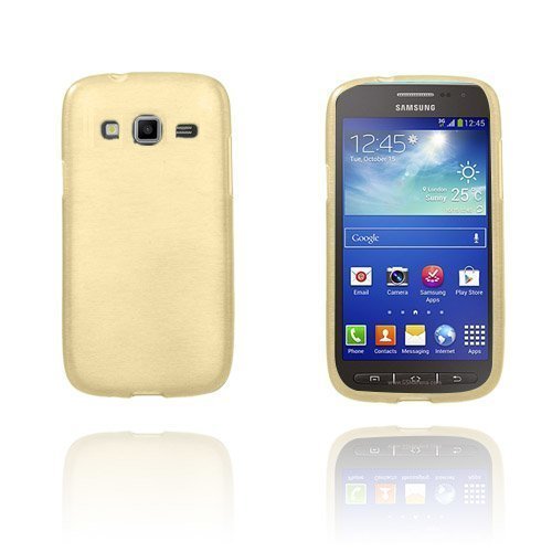 Brush Kulta Samsung Galaxy Core Suojakuori