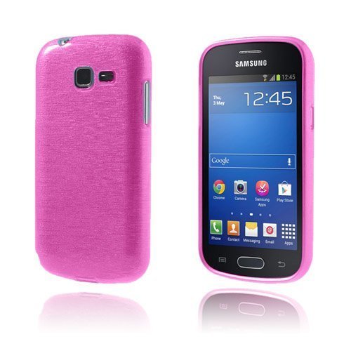 Brush Kuuma Pinkki Samsung Galaxy Trend Lite Suojakuori
