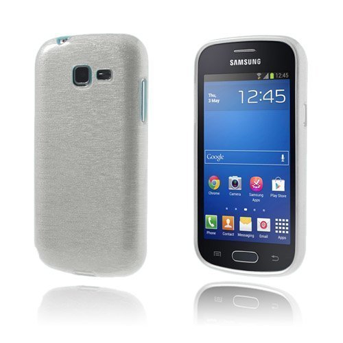 Brush Valkoinen Samsung Galaxy Trend Lite Suojakuori