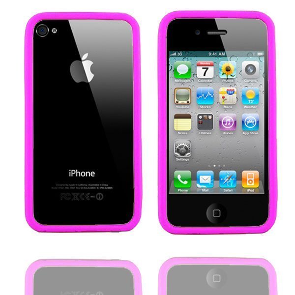 Bumper I4 Kuuma Pinkki Iphone 4 / 4s Bumper Suojakehys