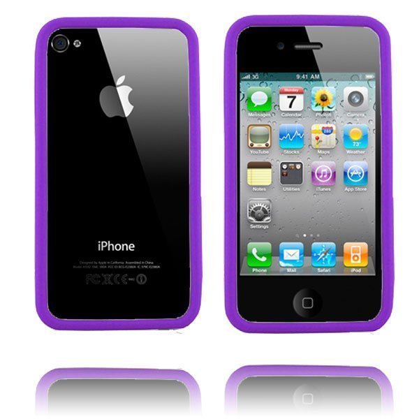 Bumper I4 Violetti Iphone 4 / 4s Bumper Suojakehys