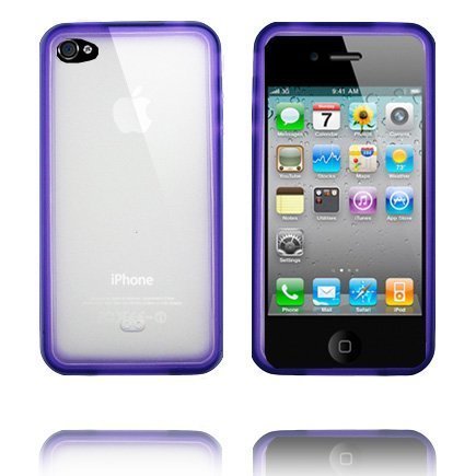 Bumper Plus Violetti Iphone 4 Silikonikuori