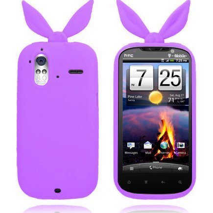 Bunny Violetti Htc Amaze 4g Silikonikuori