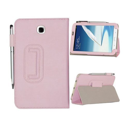 Business Pinkki Samsung Galaxy Tab 3 7.0 Nahkakotelo