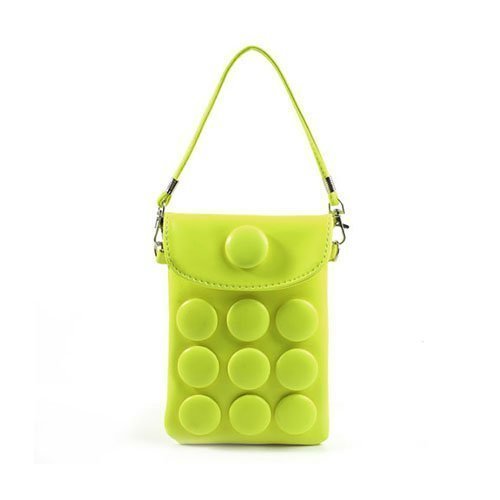 Button Bag Keltainen Älypuhelinlaukku